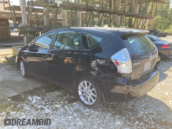 2012 Toyota Prius Two with VIN JTDZN3EU4C3074790, listed as a Copart auction lot 50764625 with Not Provided miles and Salvage Title. Bid and sale history available at DreamBid. Image 2.