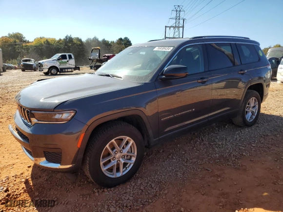 2021 Jeep Grand Cherokee L Laredo with VIN 1C4RJKAG5M8203064, listed as a Copart auction lot 76938434 with 51,691 mi miles and Salvage Title. Bid and sale history available at carsss.com. Image 1.