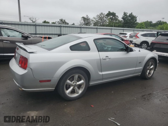 2008 Ford Mustang GT Deluxe with VIN 1ZVHT82HX85162578, listed as a Copart auction lot 61166105 with Not provided miles and Salvage title. Bid and sale history available at DreamBid. Image 3.