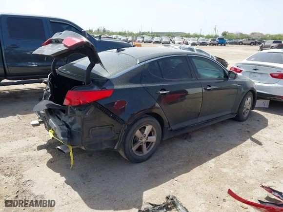 2015 Kia Optima LX with VIN 5XXGM4A75FG450983, listed as a IAAI auction lot 41837815 with 95,187 mi miles. Bid and sale history available at carsss.com. Image 4.