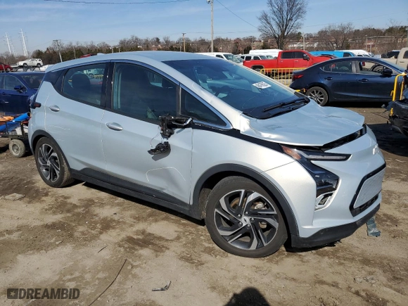 2023 Chevrolet Bolt EV 2LT with VIN 1G1FX6S0XP4156094, listed as a Copart auction lot 46476625 with NaN miles and Salvage Title. Bid and sale history available at carsss.com. Image 4.