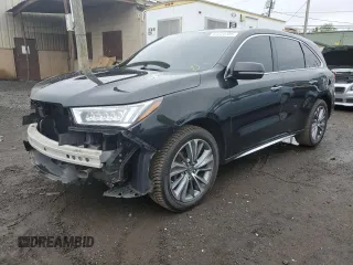 2017 Acura MDX Technology with VIN 5FRYD4H52HB015285, listed as a Copart auction lot 61224705 with 111,044 mi miles and Salvage title. Bid and sale history available at DreamBid. Image 1.