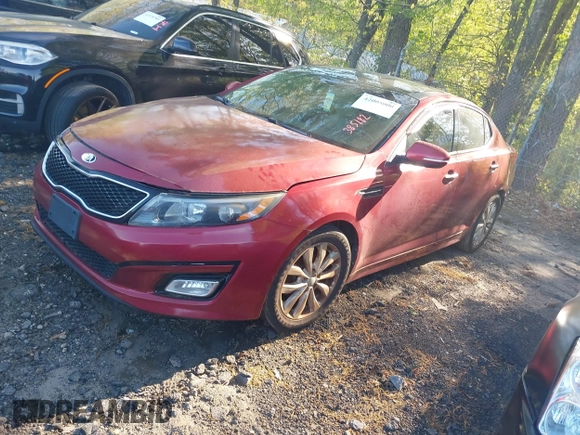2015 Kia Optima EX with VIN 5XXGN4A70FG385182, listed as a IAAI auction lot 42005000 with 199,417 mi miles. Bid and sale history available at carsss.com. Image 17.