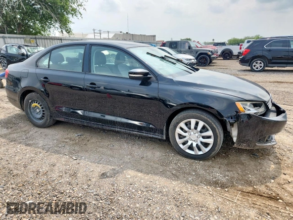 2012 Volkswagen Jetta SE with VIN 3VWDP7AJ8CM351718, listed as a Copart auction lot 58590425 with 183,130 mi miles and Salvage title. Bid and sale history available at DreamBid. Image 4.