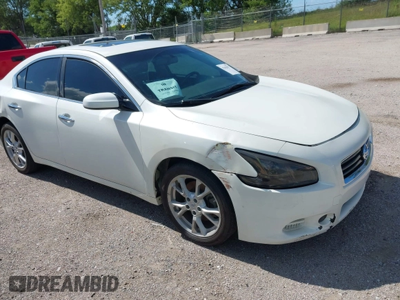 2014 Nissan Maxima S with VIN 1N4AA5AP6EC447048, listed as a IAAI auction lot 42625937 with 144,856 mi miles and . Bid and sale history available at DreamBid. Image 1.