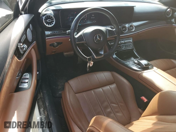 2018 Mercedes-Benz E 400 with VIN WDD1J6GB6JF040681, listed as a Copart auction lot 47460785 with 102,617 mi miles and Salvage Title. Bid and sale history available at DreamBid. Image 8.