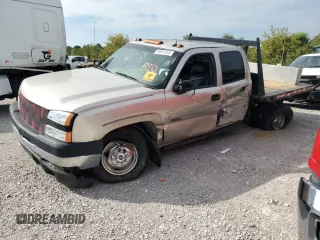 2005 Chevrolet Silverado 3500 DRW LT with VIN 1GCJK33295F911087, listed as a Copart auction lot 68901824 with 0 mi miles and Non Repairable. Bid and sale history available at carsss.com. Image 1.