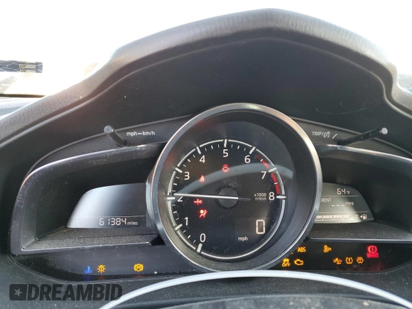 2017 Mazda 3 Grand Touring with VIN JM1BN1M35H1140751, listed as a Copart auction lot 80902854 with 61,384 mi miles and Salvage Title. Bid and sale history available at DreamBid. Image 9.
