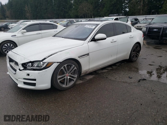 2017 Jaguar XE 35t Premium with VIN SAJAD4BV5HA964237, listed as a Copart auction lot 87274704 with 82,542 mi miles and Salvage Title. Bid and sale history available at DreamBid. Image 1.