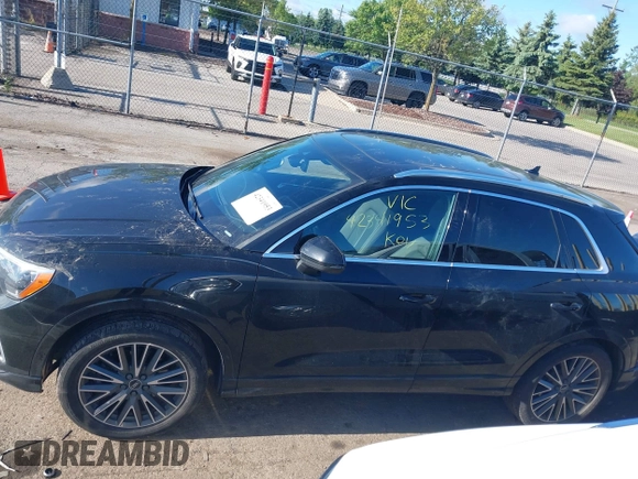 2022 Audi Q3 Premium with VIN WA1AUCF34N1016242, listed as a IAAI auction lot 42341953 with 53,650 mi miles and . Bid and sale history available at DreamBid. Image 14.