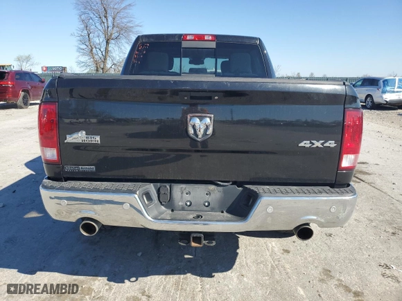 2017 Ram 1500 Big Horn with VIN 3C6RR7LTXHG594879, listed as a Copart auction lot 50204795 with 106,145 mi miles and Salvage Title. Bid and sale history available at carsss.com. Image 6.