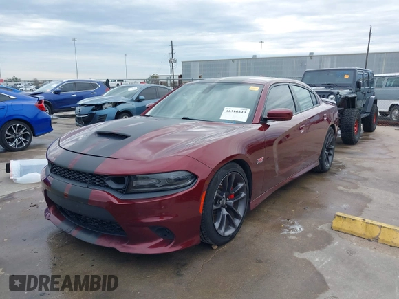 2020 Dodge Charger Scat Pack z VIN 2C3CDXGJ8LH132985, wystawiony jako IAAI lot #41316849 z przebiegiem 66 881 mil mil oraz . Historia ofert i sprzedaży dostępna na DreamBid. Obrazek 17.
