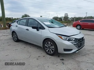 2024 Nissan Versa S with VIN 3N1CN8DVXRL878556, listed as a IAAI auction lot 41356641 with 14,126 mi miles. Bid and sale history available at carsss.com. Image 1.