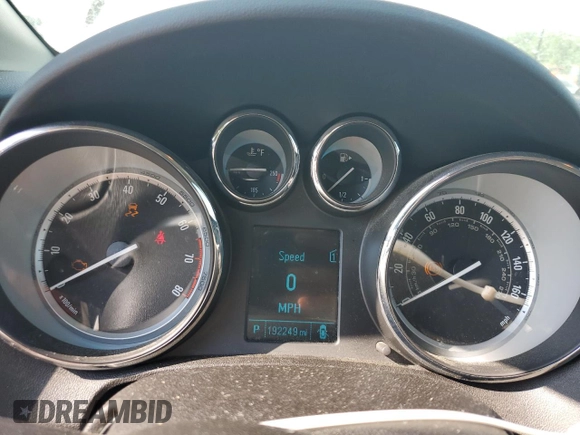 2013 Buick Verano with VIN 1G4PP5SK7D4228481, listed as a Copart auction lot 62844775 with 192,249 mi miles and Clean title. Bid and sale history available at DreamBid. Image 9.