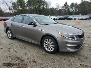 2016 Kia Optima LX with VIN 5XXGT4L32GG036638, listed as a Copart auction lot 50812895 with 158,713 mi miles and Salvage Title. Bid and sale history available at carsss.com. Image 4.