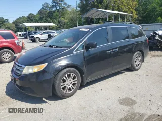 2013 Honda Odyssey EX z VIN 5FNRL5H43DB016008, wystawiony jako Copart lot #48776965 z przebiegiem 231 655 mil mil oraz Nie do naprawy • Non repairable. Historia ofert i sprzedaży dostępna na DreamBid. Obrazek 1.