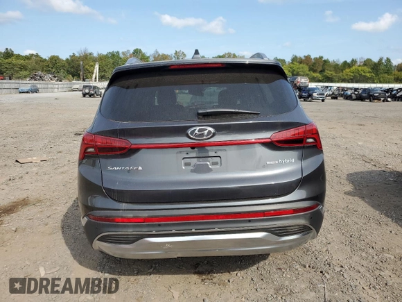 2023 Hyundai Santa Fe Hybrid Limited with VIN 5NMS5DA16PH018103, listed as a Copart auction lot 71707474 with 19,712 mi miles and Salvage Title. Bid and sale history available at carsss.com. Image 6.