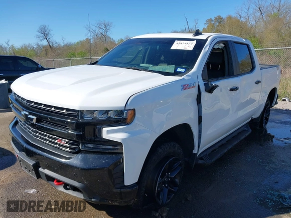 2020 Chevrolet Silverado 1500 LT Trail Boss with VIN 3GCPYFED3LG423435, listed as a IAAI auction lot 41825832 with 73,445 mi miles. Bid and sale history available at carsss.com. Image 2.