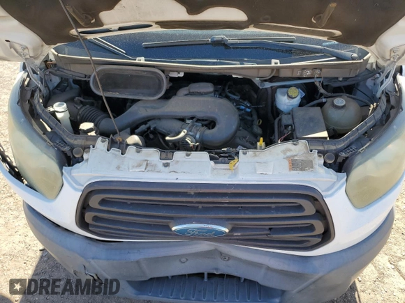 2015 Ford Transit Cargo with VIN 1FTNR2CM7FKA15808, listed as a Copart auction lot 55342165 with 98,996 mi miles and Salvage Title. Bid and sale history available at DreamBid. Image 12.