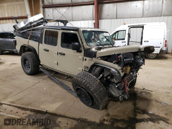 2020 Jeep Gladiator Sport S с VIN 1C6HJTAG5LL173357, выставлен на аукционе Copart как лот 55679915 с пробегом Не указан миль и Списание • Salvage title. История ставок и продаж доступна на DreamBid. Изображение 4.