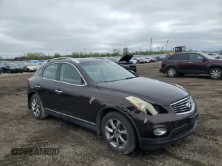 2008 Infiniti EX Journey with VIN JNKAJ09F48M361842, listed as a Copart auction lot 53808415 with 152,850 mi miles and Salvage title. Bid and sale history available at DreamBid. Image 4.