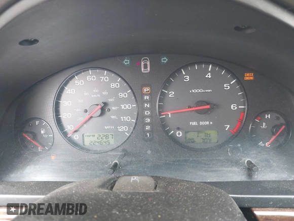 2001 Subaru Legacy Outback Limited with VIN 4S3BH686917657661, listed as a IAAI auction lot 42784097 with 224,645 mi miles and . Bid and sale history available at DreamBid. Image 7.