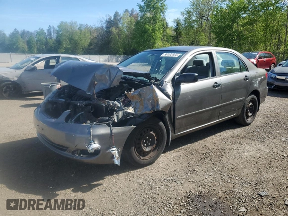 2007 Toyota Corolla CE with VIN 2T1BR32E87C733275, listed as a Copart auction lot 56102925 with 249,753 mi miles and Salvage title. Bid and sale history available at DreamBid. Image 1.