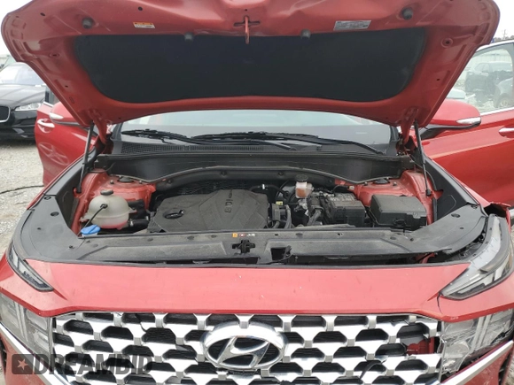 2022 Hyundai Santa Fe SEL with VIN 5NMS3DAJ4NH456069, listed as a Copart auction lot 80191264 with 50,375 mi miles and Salvage Title. Bid and sale history available at carsss.com. Image 13.