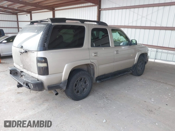 2005 Chevrolet Tahoe Z71 with VIN 1GNEK13T65R233810, listed as a IAAI auction lot 42398713 with Not provided miles and . Bid and sale history available at DreamBid. Image 4.