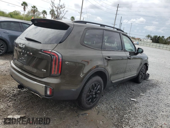 2023 Kia Telluride SX X-Line with VIN 5XYP5DGC3PG336673, listed as a Copart auction lot 46028755 with 44,101 mi miles and Salvage title. Bid and sale history available at DreamBid. Image 3.