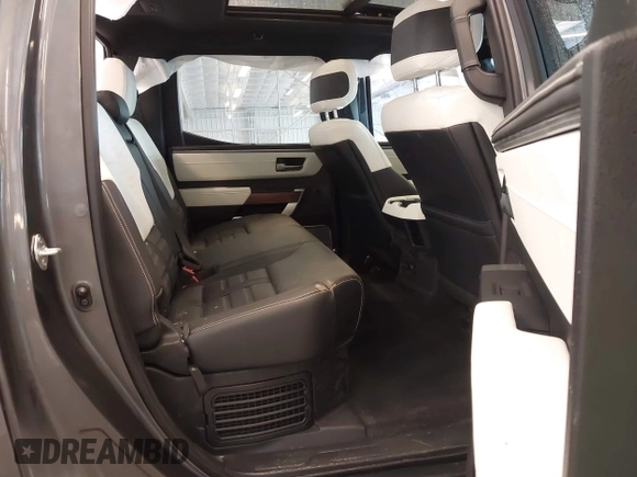 2022 Toyota Tundra Capstone Hybrid with VIN 5TFVC5DB6NX005465, listed as a IAAI auction lot 41589222 with 28,452 mi miles and . Bid and sale history available at DreamBid. Image 8.