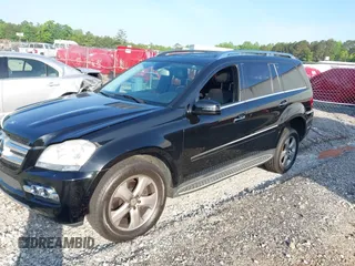 2011 Mercedes-Benz GL-Class GL 450 with VIN 4JGBF7BE9BA706482, listed as a IAAI auction lot 42183670 with 259,450 mi miles. Bid and sale history available at carsss.com. Image 2.