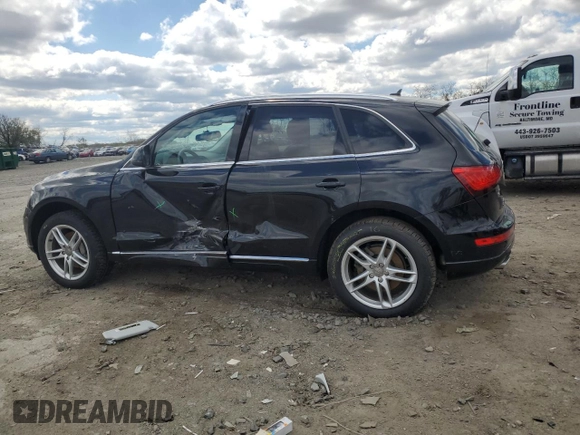 2014 Audi Q5 Premium Plus with VIN WA1CMAFP0EA079029, listed as a Copart auction lot 51653925 with 121,047 mi miles and Salvage title. Bid and sale history available at DreamBid. Image 2.