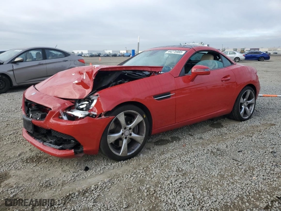 2012 Mercedes-Benz SLK-Class SLK 350 with VIN WDDPK5HA8CF023973, listed as a Copart auction lot 44275985 with 35,353 mi miles and Salvage Title. Bid and sale history available at carsss.com. Image 1.