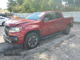 2021 Chevrolet Colorado 4WD Z71 z VIN 1GCGTDEN2M1101395, wystawiony jako Copart lot #54913585 z przebiegiem 69 706 mil mil oraz Szkoda całkowita • Salvage title. Historia ofert i sprzedaży dostępna na DreamBid. Obrazek 1.