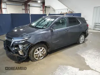 2023 Chevrolet Equinox LT z VIN 3GNAXUEG1PS121319, wystawiony jako Copart lot #59525255 z przebiegiem 51 676 mil mil oraz Czysty tytuł • Clean title. Historia ofert i sprzedaży dostępna na DreamBid. Obrazek 1.