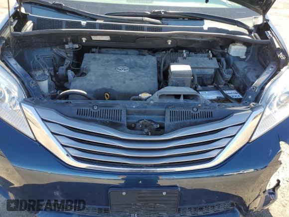 2012 Toyota Sienna XLE with VIN 5TDDK3DC4CS030461, listed as a Copart auction lot 49670925 with 169,836 mi miles and Salvage Title. Bid and sale history available at carsss.com. Image 12.
