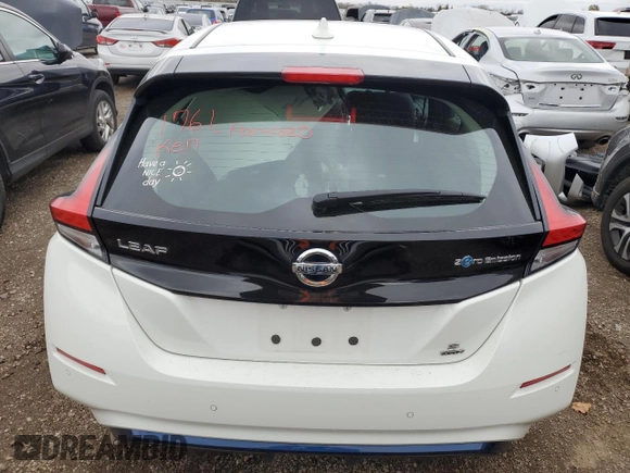 2020 Nissan LEAF with VIN 1N4BZ1BP6LC311665, listed as a Copart auction lot 79530784 with 15,170 mi miles and Salvage title. Bid and sale history available at DreamBid. Image 6.