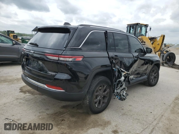 2022 Jeep Grand Cherokee Limited z VIN 1C4RJHBG4N8553420, wystawiony jako Copart lot #54849335 z przebiegiem 37 609 mil mil oraz Szkoda całkowita • Salvage title. Historia ofert i sprzedaży dostępna na DreamBid. Obrazek 3.