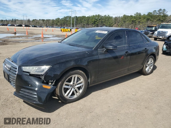 2017 Audi A4 Premium with VIN WAUGNAF40HN024410, listed as a Copart auction lot 48068875 with 161,691 mi miles and Salvage Title. Bid and sale history available at carsss.com. Image 1.