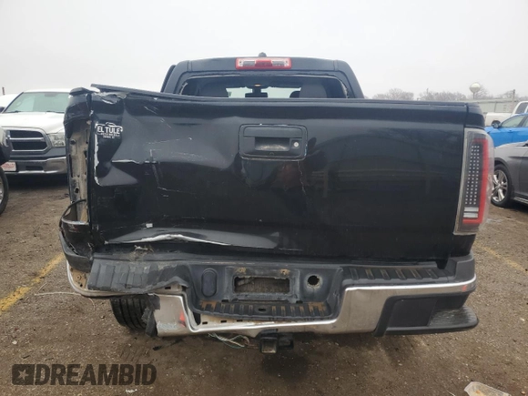 2017 GMC Canyon 2WD SLE with VIN 1GTG5CEN5H1181298, listed as a Copart auction lot 43681595 with 155,063 mi miles and Salvage Title. Bid and sale history available at carsss.com. Image 6.