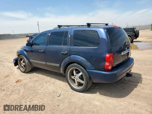 2006 Dodge Durango SLT with VIN 1D4HD48N96F104641, listed as a Copart auction lot 59342465 with 232,136 mi miles and Salvage title. Bid and sale history available at DreamBid. Image 2.