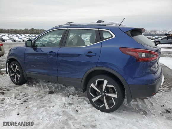 2021 Nissan Rogue Sport SL with VIN JN1BJ1CW2MW438259, listed as a Copart auction lot 44828355 with 54,478 mi miles and Salvage Title. Bid and sale history available at carsss.com. Image 2.