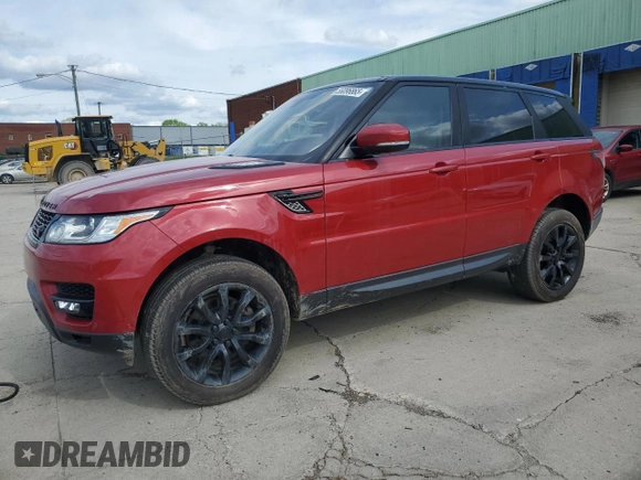 2016 Land Rover Range Rover Sport HSE z VIN SALWR2VF0GA563782, wystawiony jako Copart lot #56096865 z przebiegiem 92 057 mil mil oraz Szkoda całkowita • Salvage title. Historia ofert i sprzedaży dostępna na DreamBid. Obrazek 1.