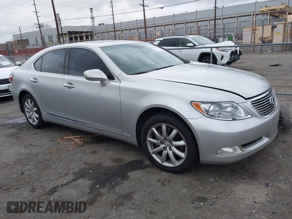 2008 Lexus LS 460 with VIN JTHBL46F185068226, listed as a IAAI auction lot 42068711 with 211,526 mi miles and . Bid and sale history available at DreamBid. Image 1.