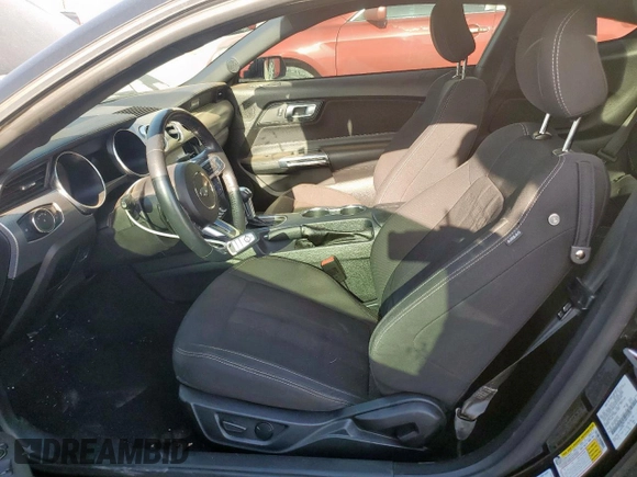 2021 Ford Mustang GT with VIN 1FA6P8CFXM5132329, listed as a Copart auction lot 52425335 with 49,262 mi miles and Salvage title. Bid and sale history available at DreamBid. Image 7.