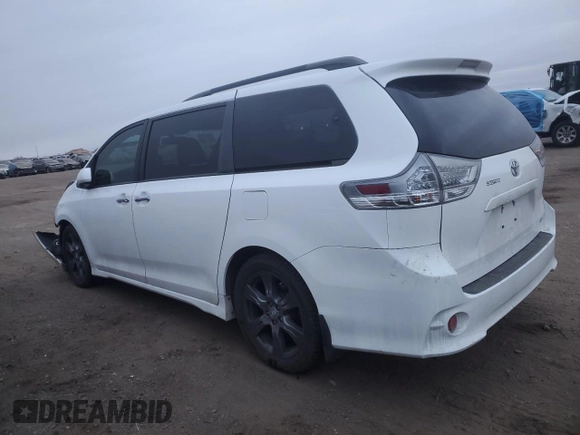 2017 Toyota Sienna SE with VIN 5TDXZ3DC4HS769359, listed as a Copart auction lot 89306885 with 99,341 mi miles and Salvage Title. Bid and sale history available at carsss.com. Image 2.