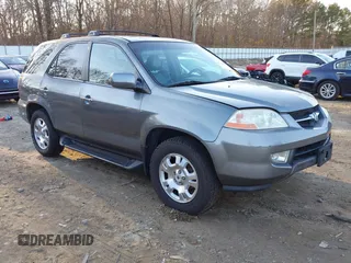 2002 Acura MDX with VIN 2HNYD18292H502694, listed as a IAAI auction lot 41314853 with 214,217 mi miles. Bid and sale history available at carsss.com. Image 1.