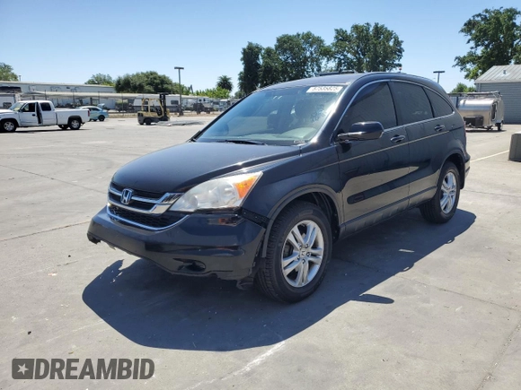 2011 Honda CR-V EX-L with VIN JHLRE4H79BC001816, listed as a Copart auction lot 57535825 with 153,097 mi miles and Salvage title. Bid and sale history available at DreamBid. Image 1.