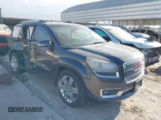 2016 GMC Acadia Denali with VIN 1GKKRTKD5GJ206889, listed as a IAAI auction lot 41258372 with 113,223 mi miles. Bid and sale history available at carsss.com. Image 1.